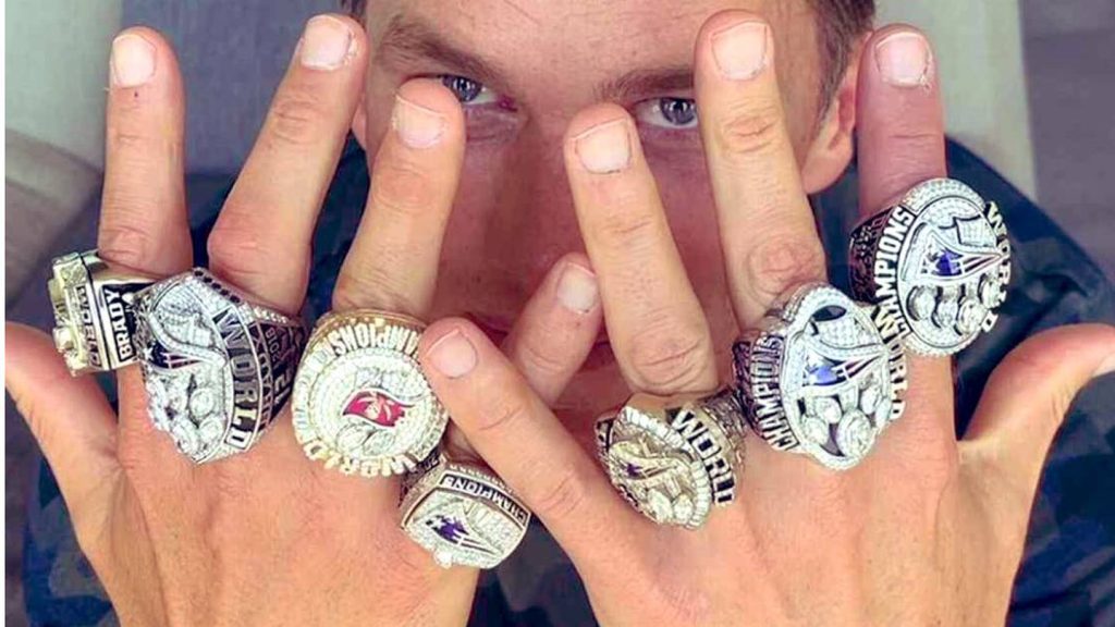 Fashion tom brady 6 anillos